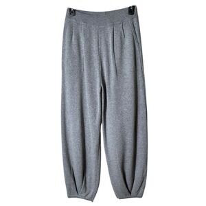 Womens Palazzo Barrel Pants Small Bohemian Wide Leg Fairy Grunge Grey Festival